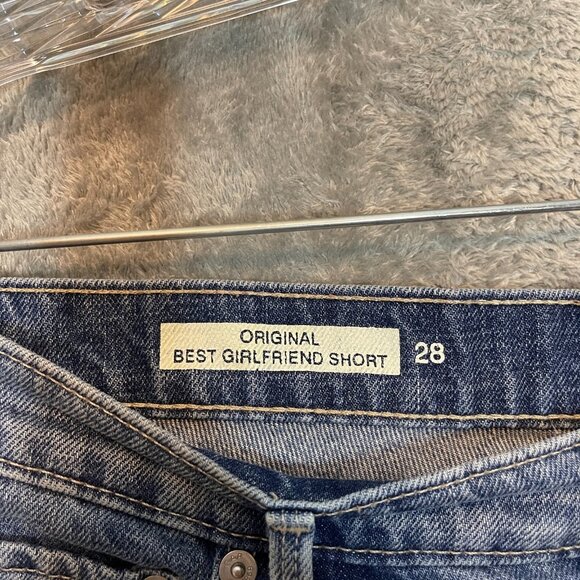 GAP 1969 Women Girly Boho Daisy Original Best Girlfriend Denim Cut Off Short 28 - Picture 7 of 12